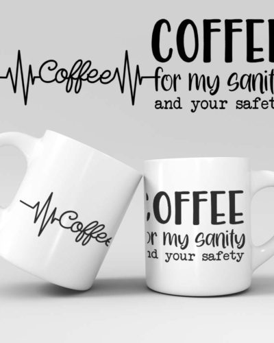 Εκτύπωση κούπας - Coffee for my sanity