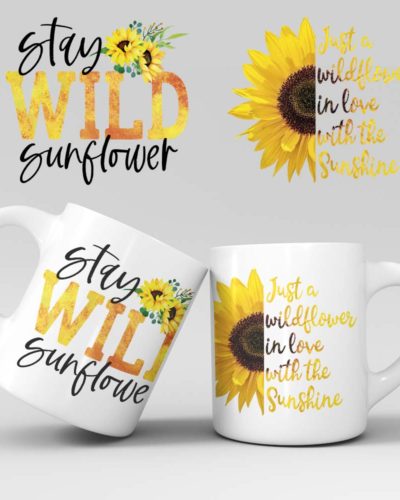 Εκτύπωση κούπας - Wild Sunflower